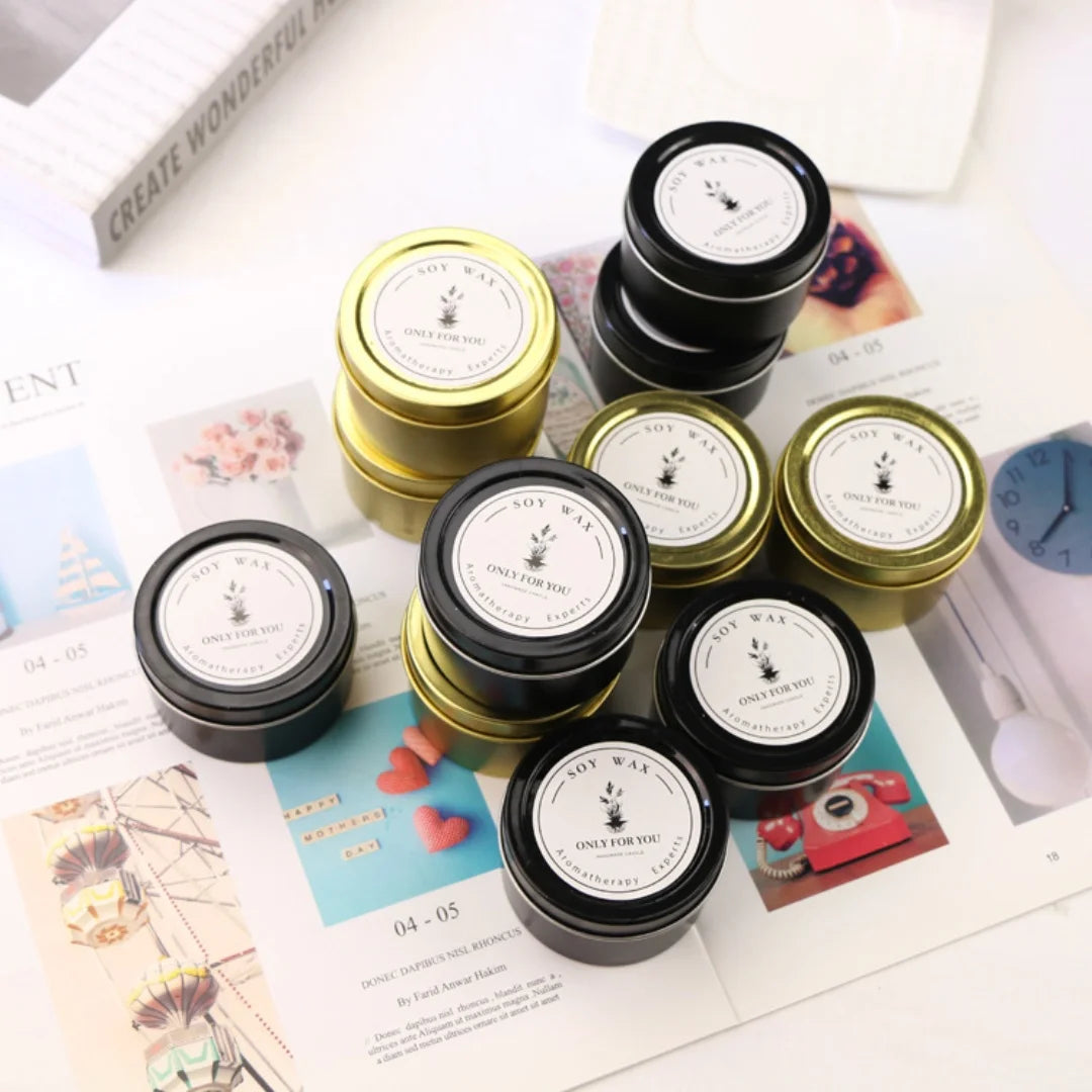 Elegant Transparent Aromatherapy Candle Jar - Perfect Gift for Weddings and Special Occasions
