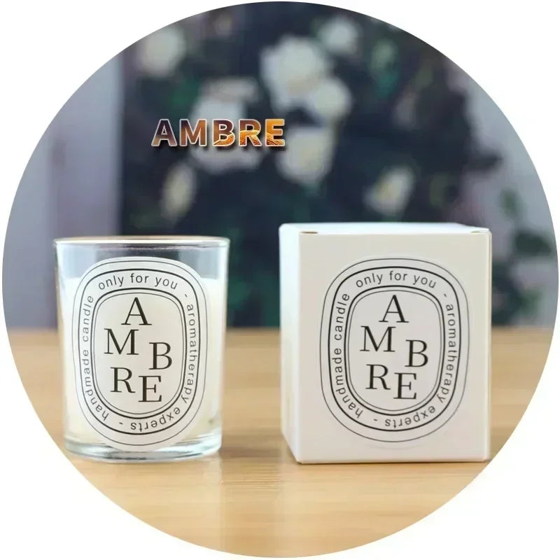 Elegant Transparent Aromatherapy Candle Jar - Perfect Gift for Weddings and Special Occasions