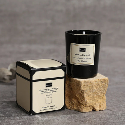 Indulge in Serenity: Handcrafted Scented Candles for a Romantic Atmosphere - Perfect Aromatherapy Gift for Home Decoration