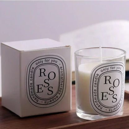 Elegant Transparent Aromatherapy Candle Jar - Perfect Gift for Weddings and Special Occasions