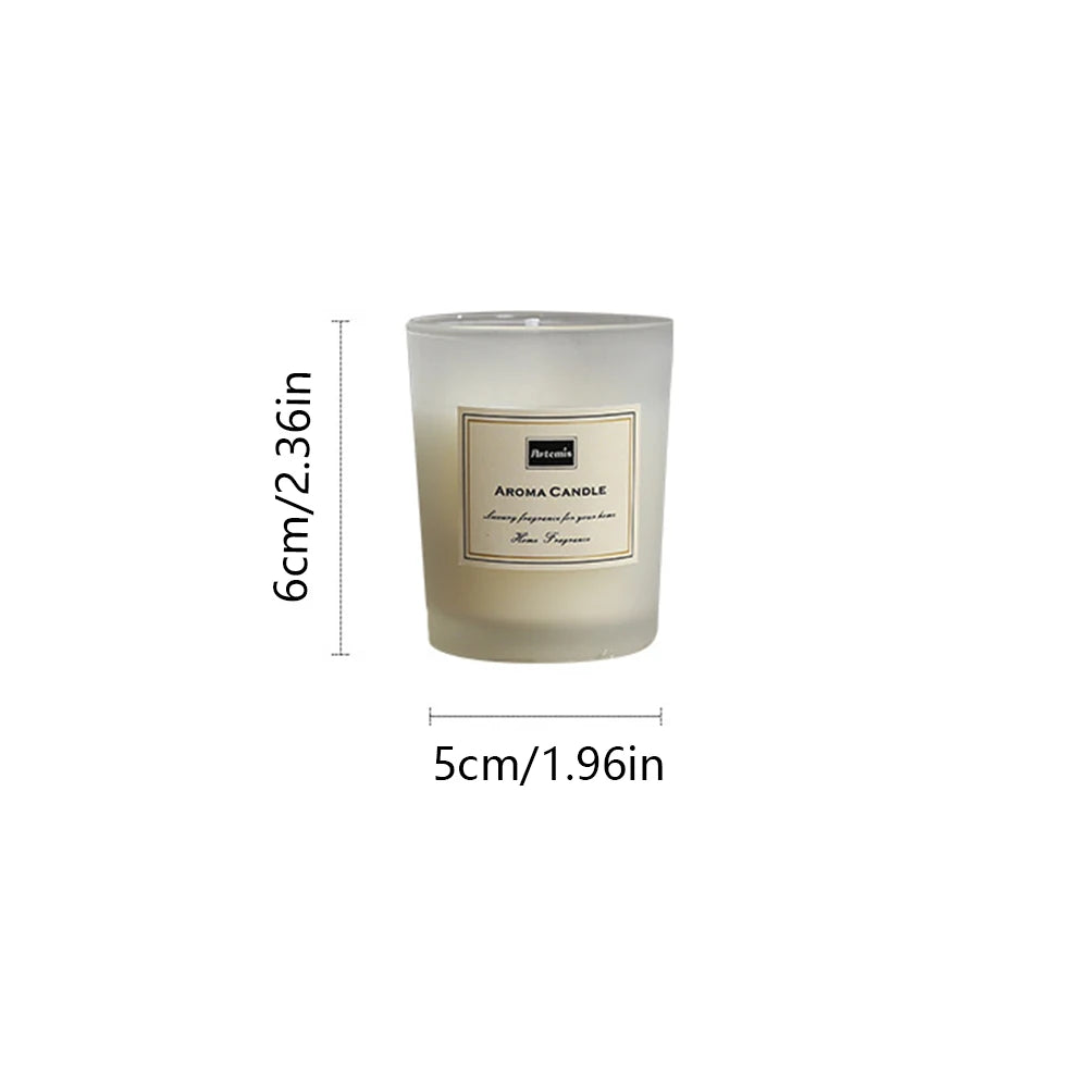 Indulge in Serenity: Handcrafted Scented Candles for a Romantic Atmosphere - Perfect Aromatherapy Gift for Home Decoration