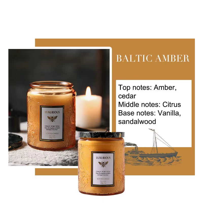Indulge in Serenity with Our 7 OZ Natural Soy Scented Candle - Perfect Home Decor Gift!