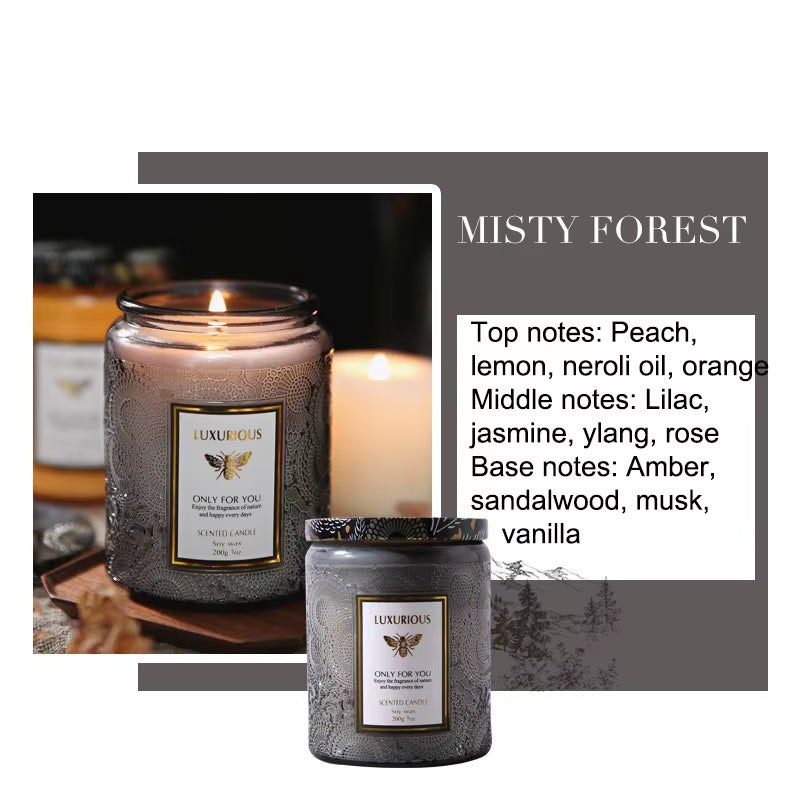 Indulge in Serenity with Our 7 OZ Natural Soy Scented Candle - Perfect Home Decor Gift!