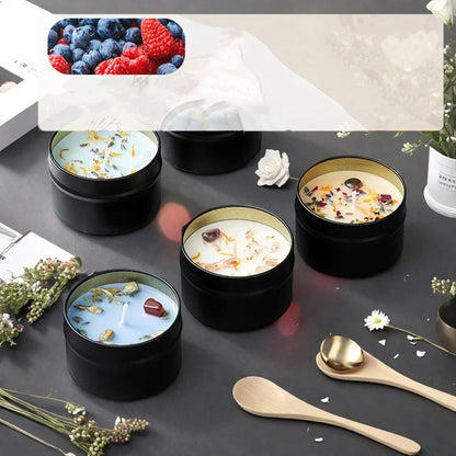 Indulge in Luxury with Our Crystal Scented Candles - High-End Soy Wax Candles in Elegant Iron Cans, Perfect for Aromatherapy and Gifting