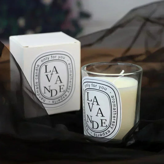 Elegant Transparent Aromatherapy Candle Jar - Perfect Gift for Weddings and Special Occasions