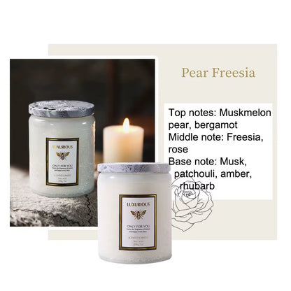 Indulge in Serenity with Our 7 OZ Natural Soy Scented Candle - Perfect Home Decor Gift!