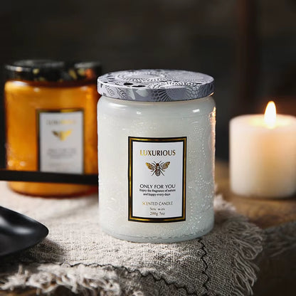 Indulge in Serenity with Our 7 OZ Natural Soy Scented Candle - Perfect Home Decor Gift!
